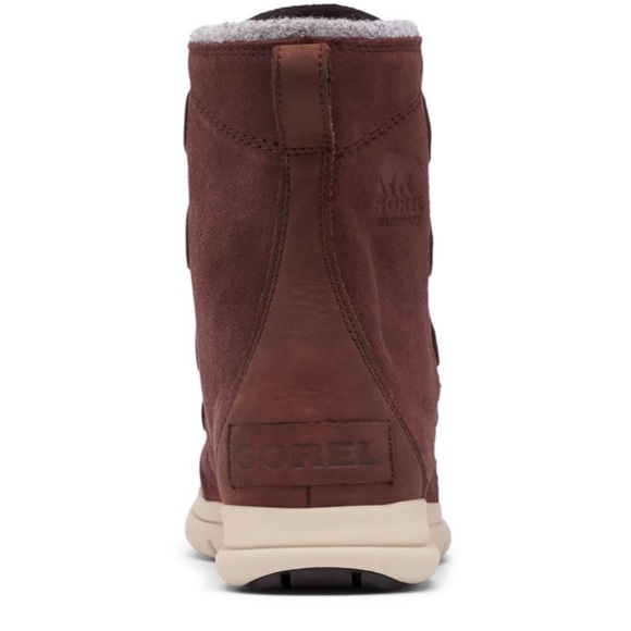 SOREL | Explorer Joan Felt 100g Waterproof Winter Boots in Redwood Size 8.5 - Picture 7 of 14